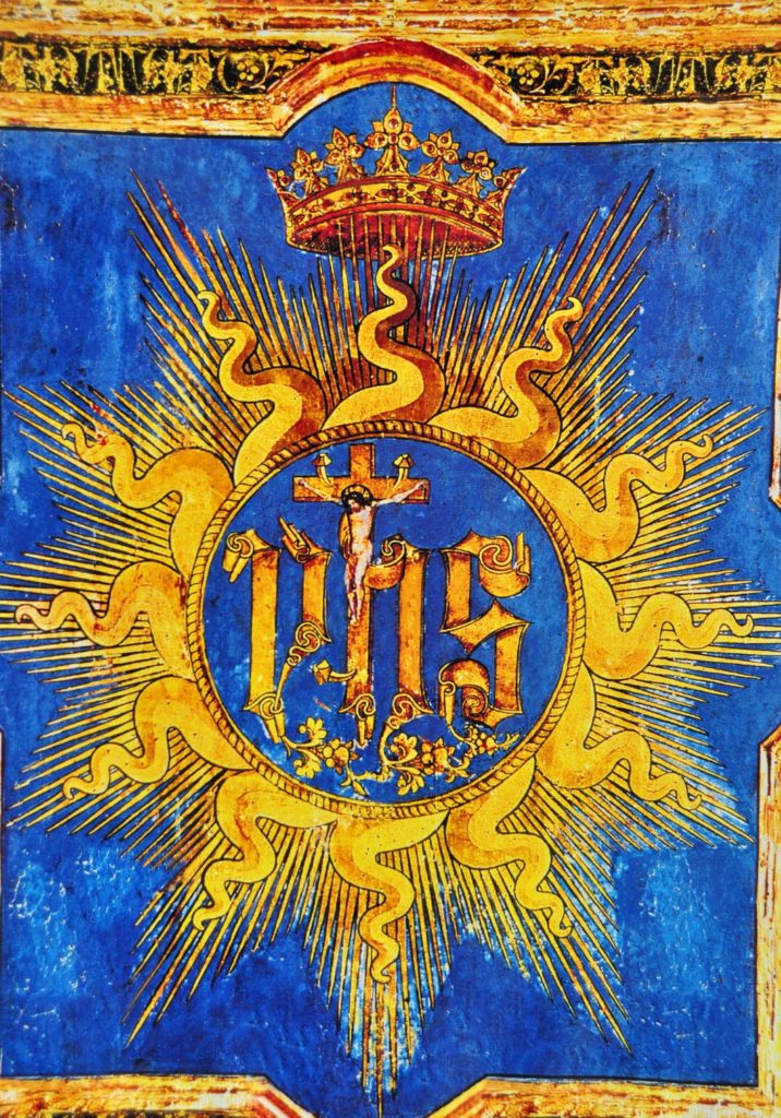 Monogram st bernardine traditional catholic